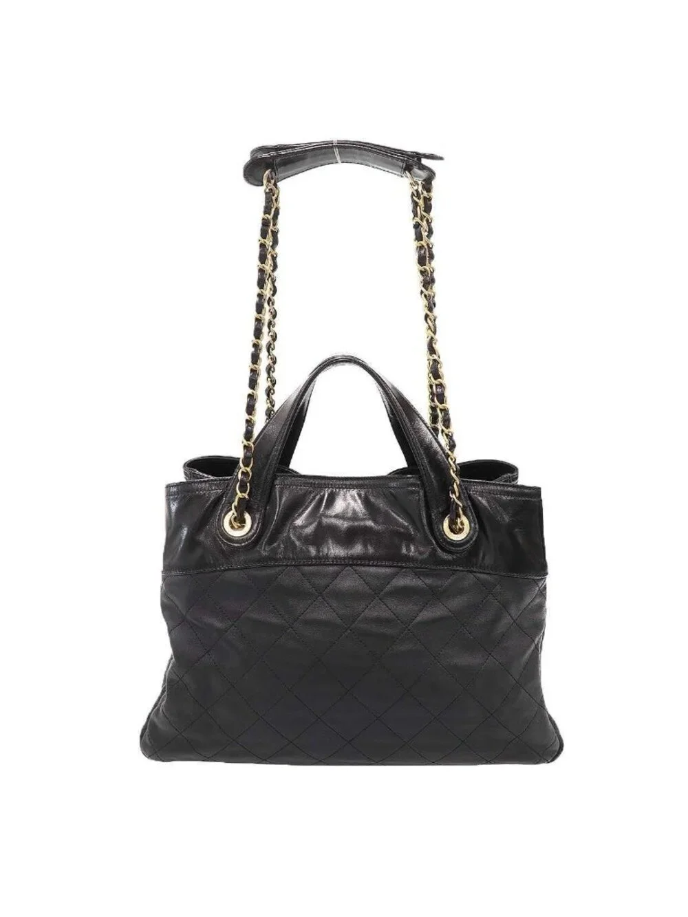 Chanel Quilted in the Mix Chain Shoulder Bag Black
